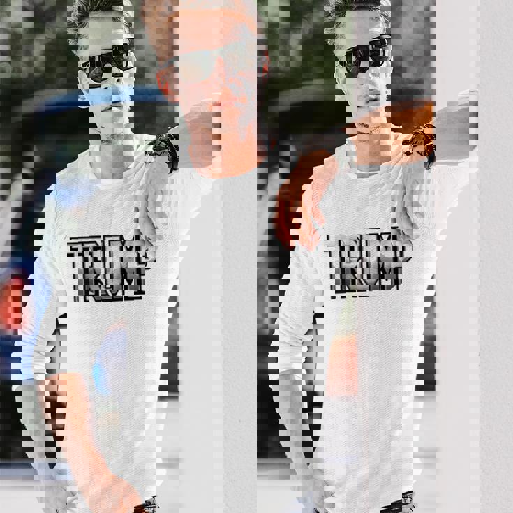 Donald Trump 2024 4 De Julio EeUu Para Partidario De Losotantes De Trump Manga Raglan Camiseta de manga larga Regalos para él