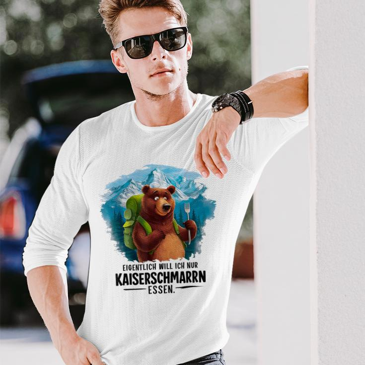 Eigentlich Will Ich Nur Kaiserschmarrn Essen Langarmshirts Geschenke für Ihn