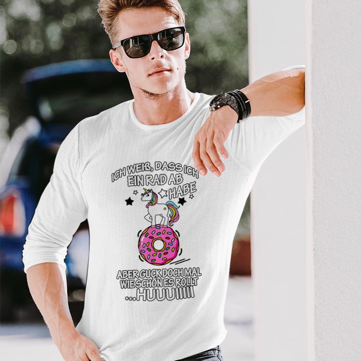 Ich Weiß Das Ich Ein Rad Ab Habe Donut I Know That Langarmshirts Geschenke für Ihn