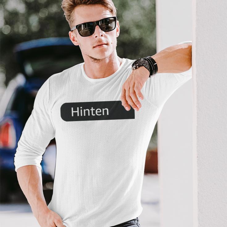 Für Die Person Hinter Mir Bist Du Unglaublich Wunderschönes Herz Liebe Langarmshirts Geschenke für Ihn