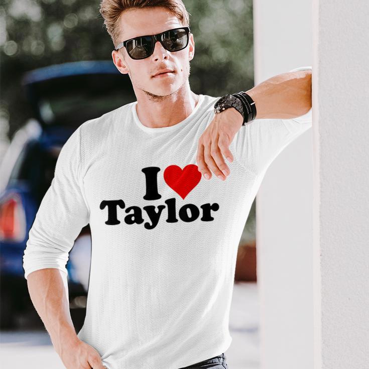 Ich Liebe Taylor Langarmshirts Geschenke für Ihn