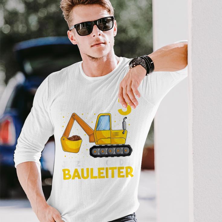 Kinder Endlich 3 Jetzt Bin Ich Der Bauleiter Geburtstagskind Digger Langarmshirts Geschenke für Ihn