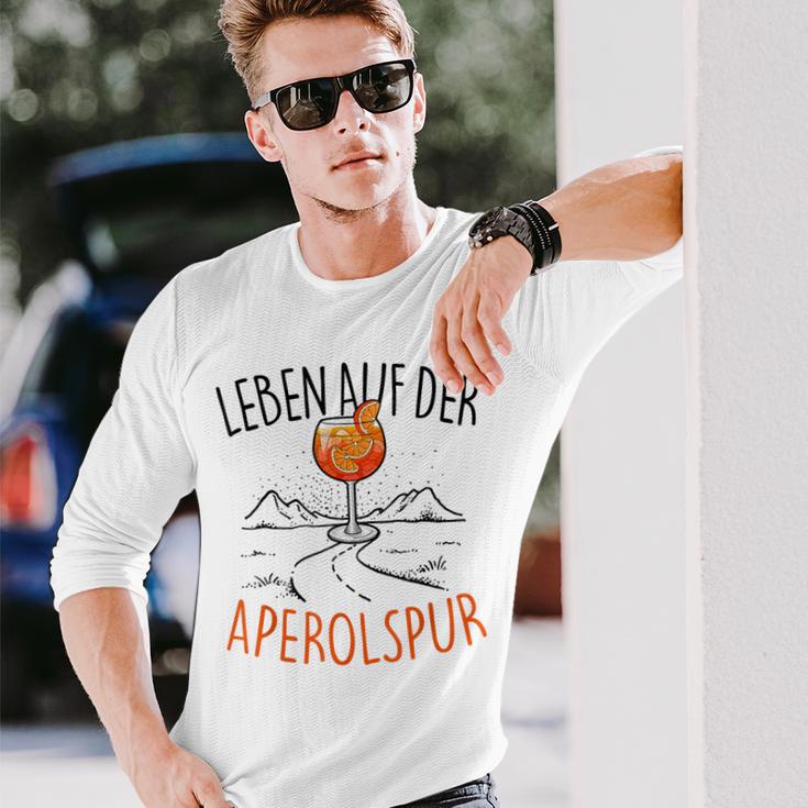 Leben Auf Der Aperolspur Official Spritz Club Aperollin' Langarmshirts Geschenke für Ihn