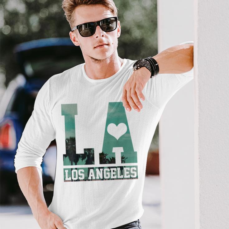 Los Angelesintage California Usa America Souvenir Langarmshirts Geschenke für Ihn