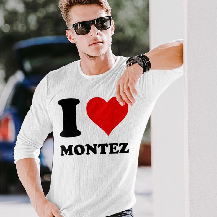 I Love Montez Langarmshirts Geschenke für Ihn