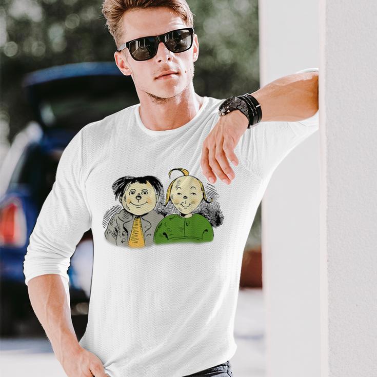 Max And Moritz Gray Langarmshirts Geschenke für Ihn