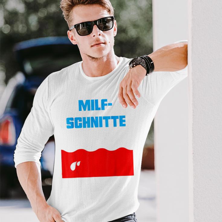 Milfschnitte I Love Milfs Sauf Malle Blue Langarmshirts Geschenke für Ihn