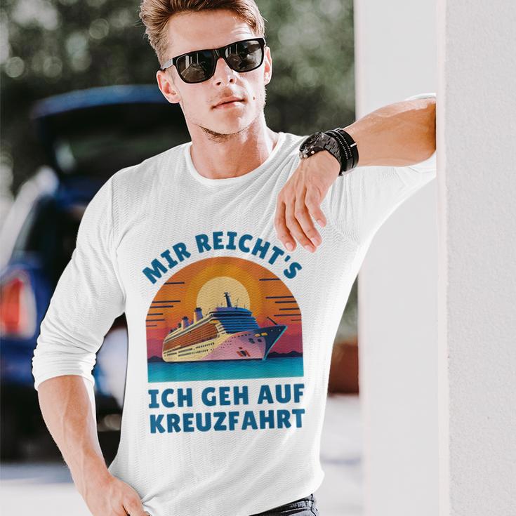 Mir Reich's Ich Geh Auf Kreuzfahrt Langarmshirts Geschenke für Ihn