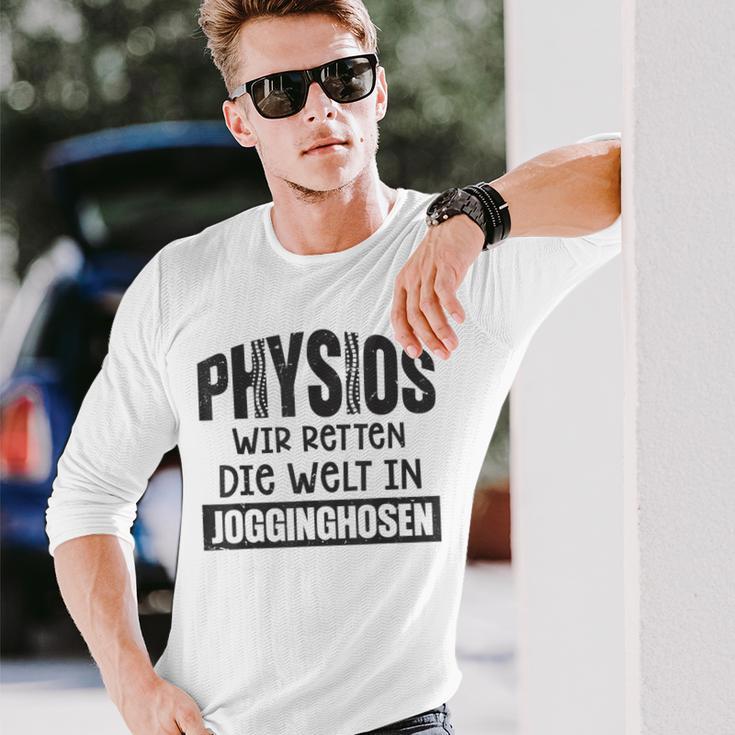 Physio Wir Retten Die Welt In Jogging Bottoms Gray Langarmshirts Geschenke für Ihn