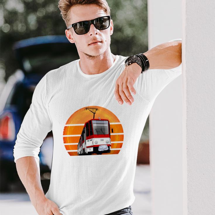 Straßenbahn Yoga Lustiges Strassenbahn Kt4d Straßenbahn Langarmshirts Geschenke für Ihn