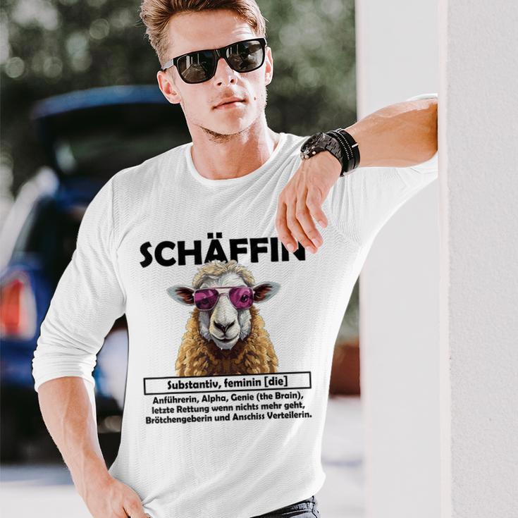 Supervisor Chefin Schäffin Gray Langarmshirts Geschenke für Ihn