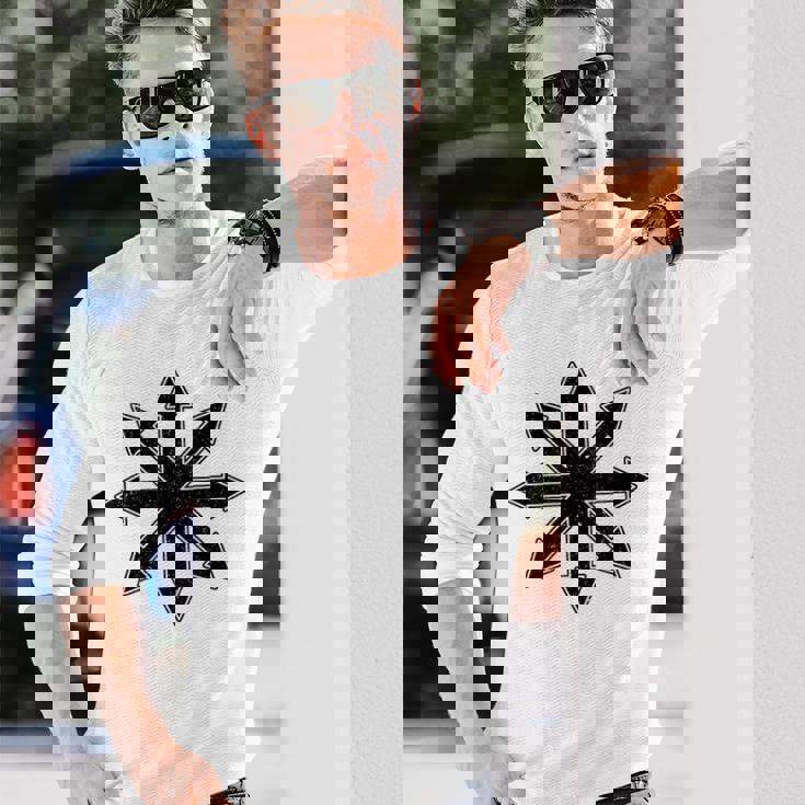 Symbole Du Chaos Étoile Du Chaos Croix Du Chaos T-shirt à manches longues Cadeaux pour lui