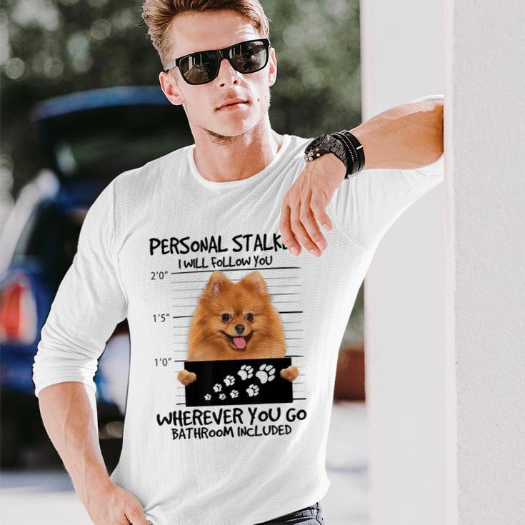 Treuer Spitz Hundefreund Dog Owner's Langarmshirts Geschenke für Ihn