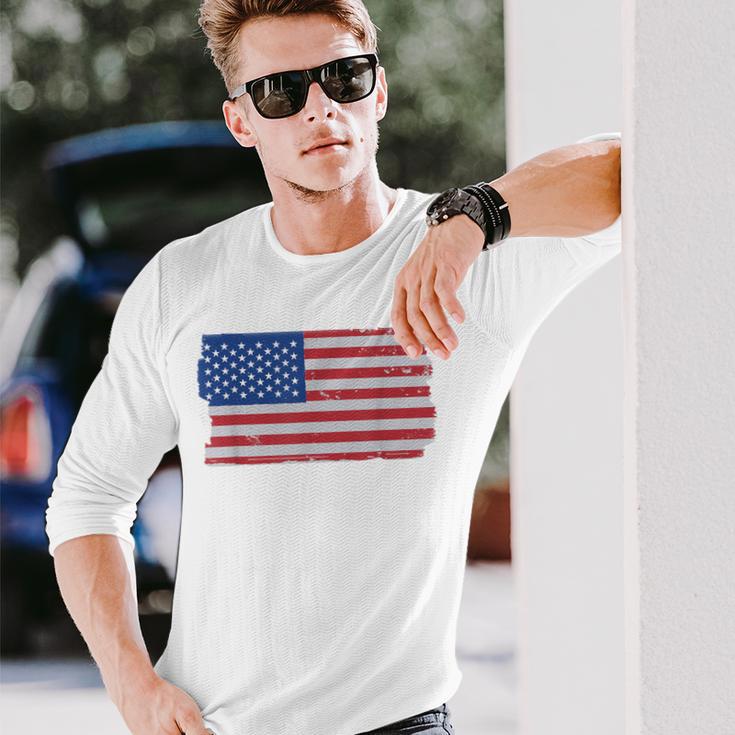 Usa Sports America Usa Flag Langarmshirts Geschenke für Ihn