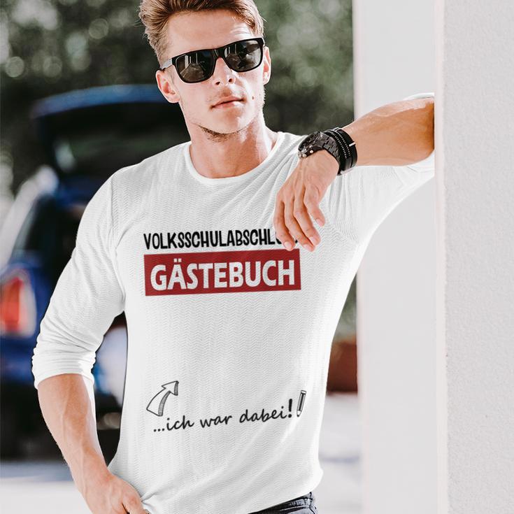 Volksschule Geschafft Popular School Graduation Guest Book 4 Class S Langarmshirts Geschenke für Ihn