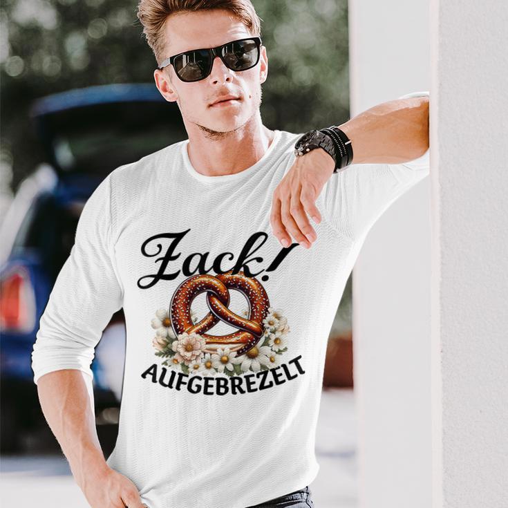 Zack Aufgebrezelt Bayernolksfest Top Dirndl Replacement Langarmshirts Geschenke für Ihn