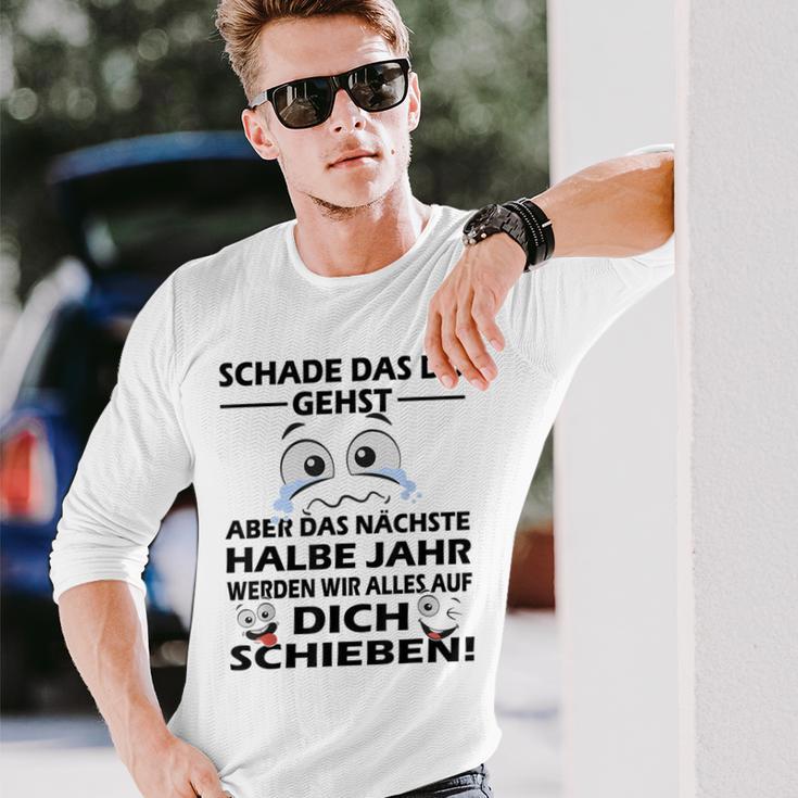 Zum Farewell Schade Das Du Gehst Work Colleagues Langarmshirts Geschenke für Ihn