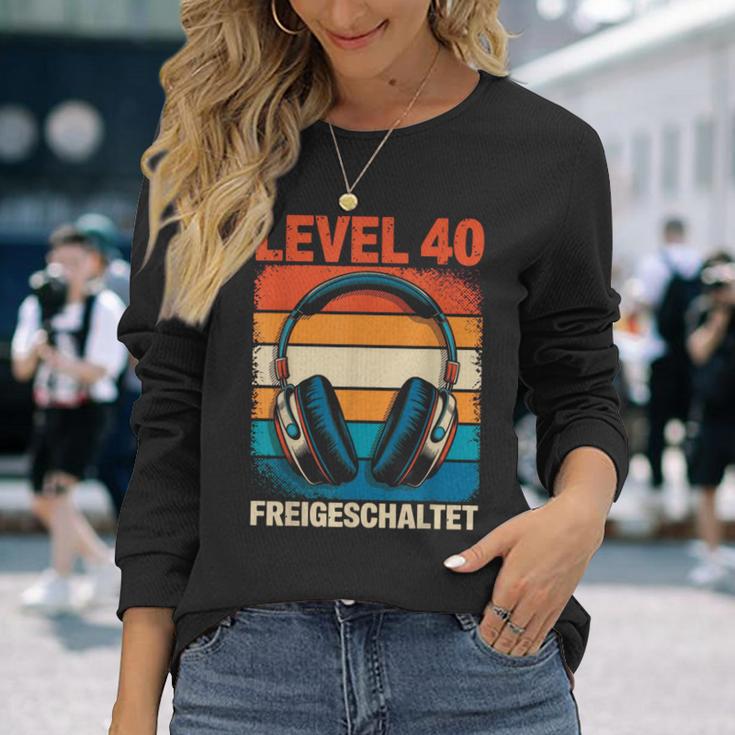 40 Geburtstag Mann Frau 40 Jahre 1984 Deko Lustig Geschenk Langarmshirts Geschenke für Sie