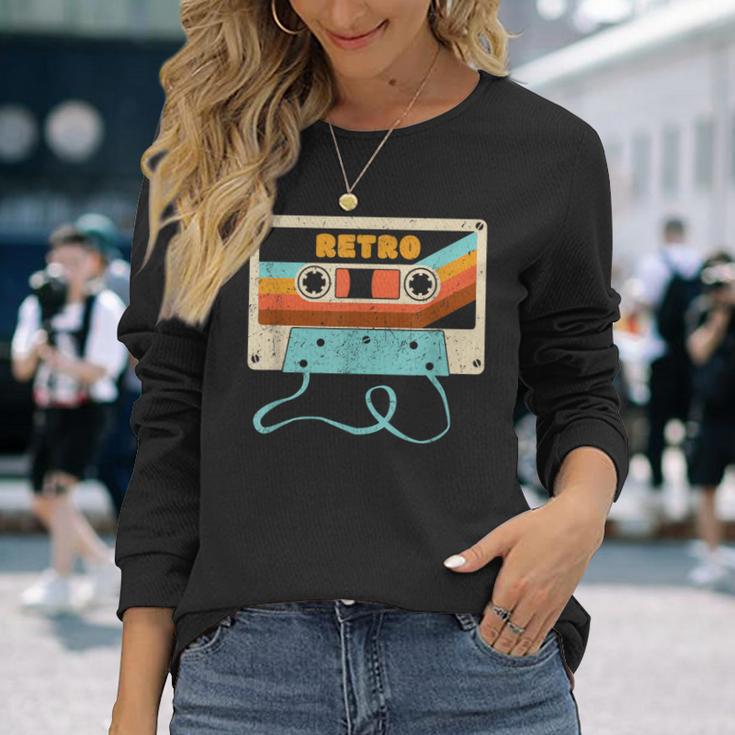 70S 80S 90S Retrointage Cassette Langarmshirts Geschenke für Sie