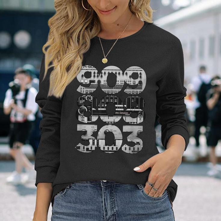 808 909 303 Techno Style Langarmshirts Geschenke für Sie