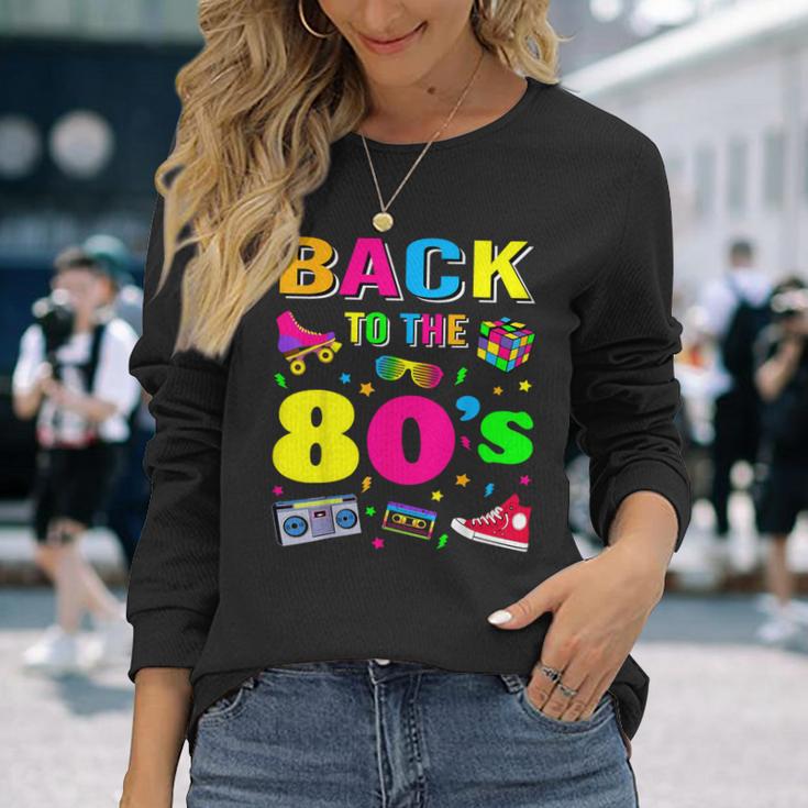 '80S Retro Motto I Love 80'S Langarmshirts Geschenke für Sie