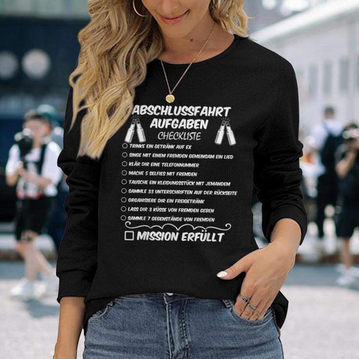 Abschluss Urlaub Mutproben Abschlussfahrt Langarmshirts Geschenke für Sie