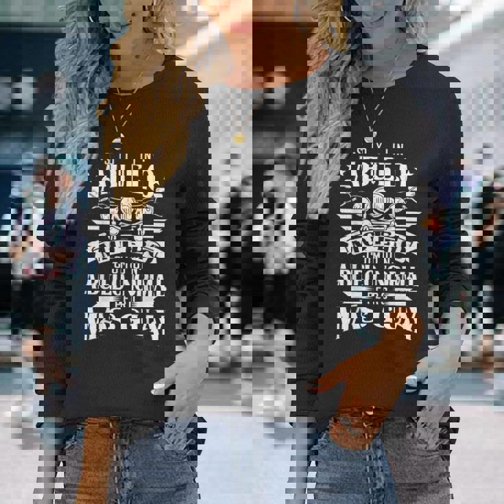 Abuelo Motero Regalo Día Del Abuelo Camiseta de manga larga Regalos para ella