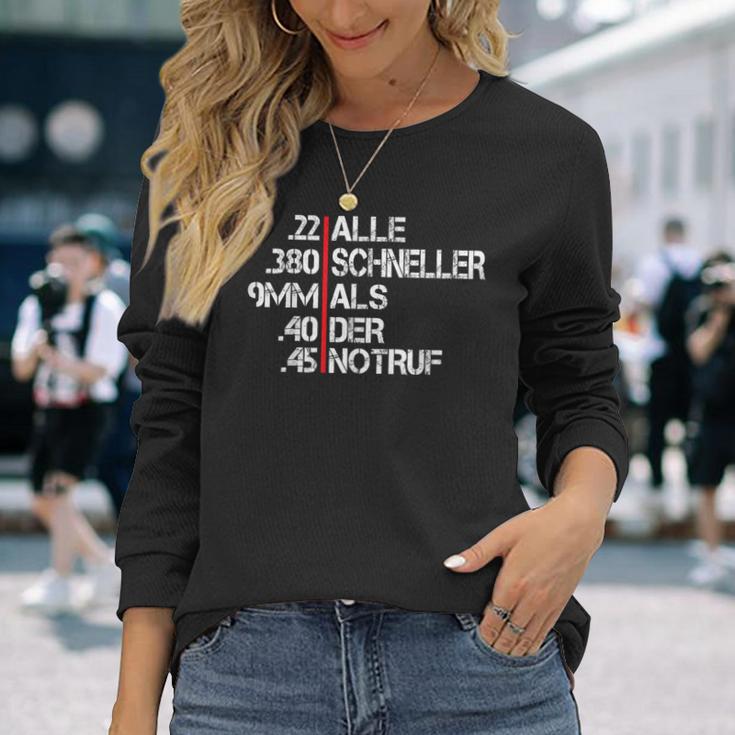 Alle Schneller Als Der Emergency Call Sports Shooting Sports Shooter Langarmshirts Geschenke für Sie