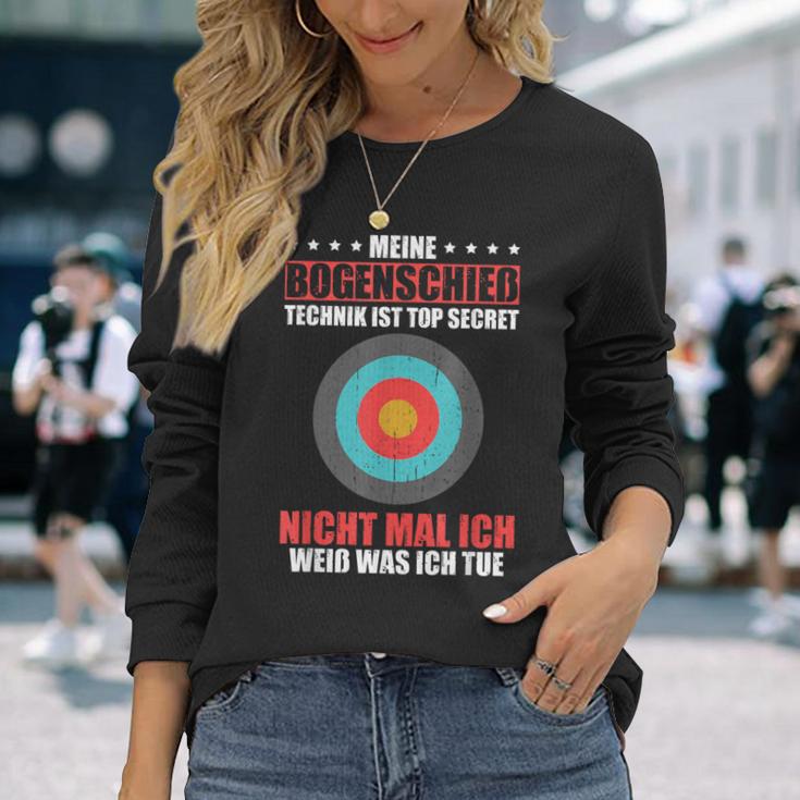 My Archery Technique Archery Langarmshirts Geschenke für Sie