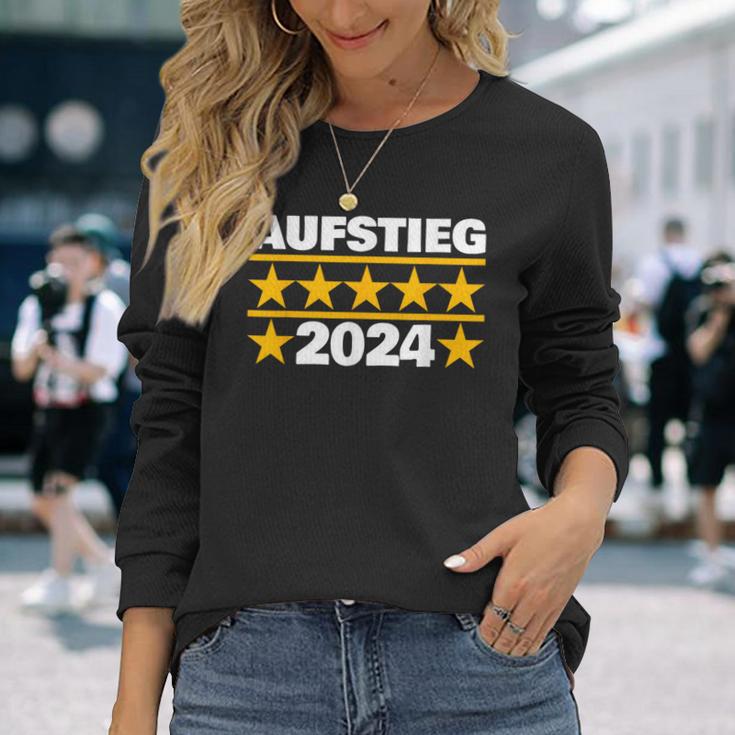 Aufsteiger 2024 Mannschaft Meister Aufstieg Meiste R Fan Langarmshirts Geschenke für Sie