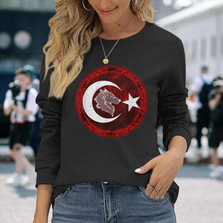 Ayyildiz Wolf Bozkurt Langarmshirts Geschenke für Sie