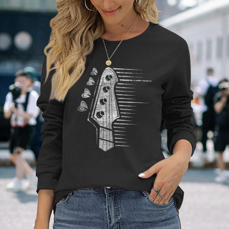 Bajo Eléctrico Rockero Rock Música Instrumento Bajista Camiseta de manga larga Regalos para ella