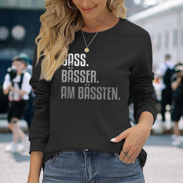 Bass For Bassisten Langarmshirts Geschenke für Sie