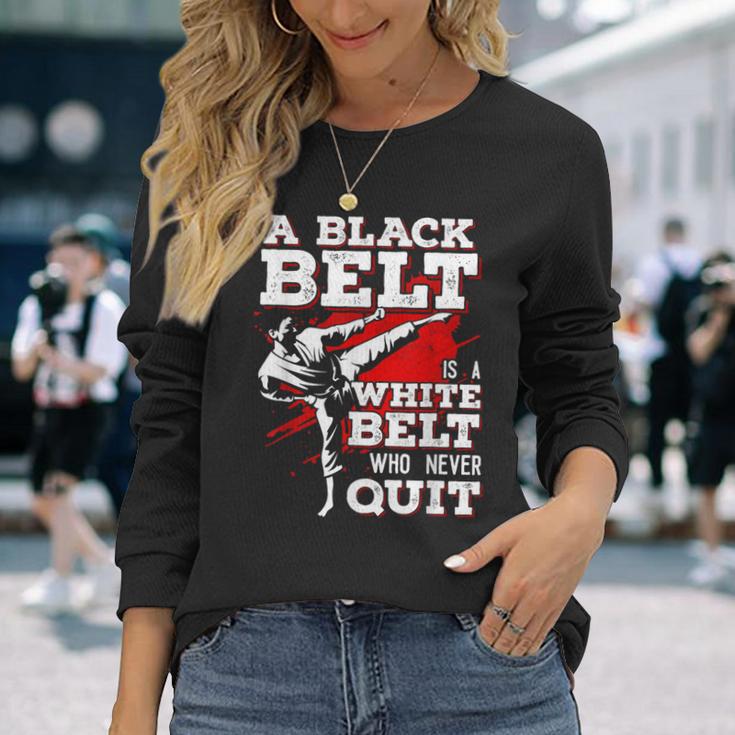 Belt Martial Arts Langarmshirts Geschenke für Sie