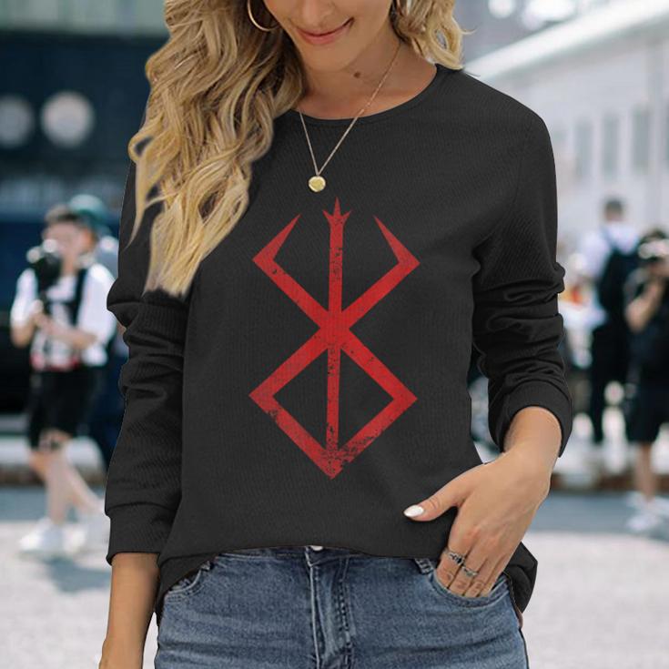 Berserk Rune Warrior Nordic Mythology Curse Berserker Langarmshirts Geschenke für Sie