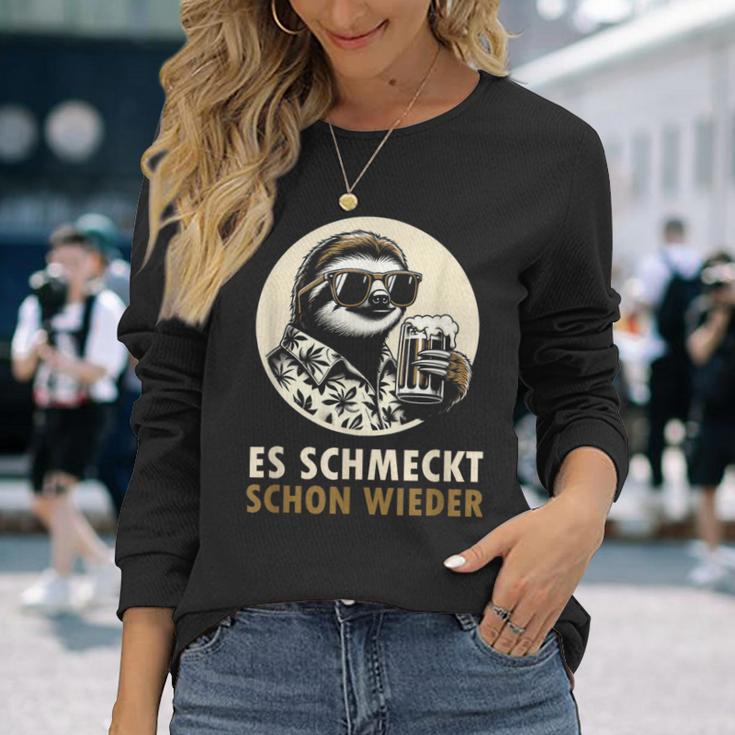 Bier Schmeckt Schon Wieder German Langarmshirts Geschenke für Sie