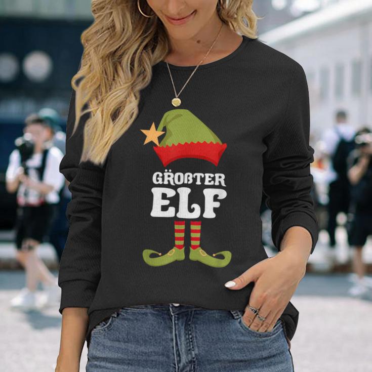 Biggest Elf Christmas Elf Christmas Langarmshirts Geschenke für Sie