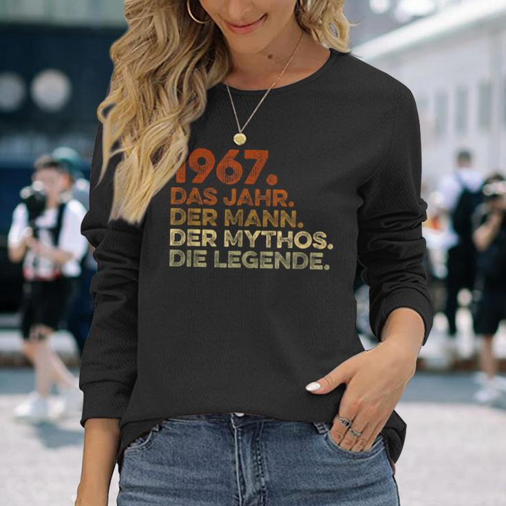 Birthday intage 1967 Man Myth Legend Langarmshirts Geschenke für Sie