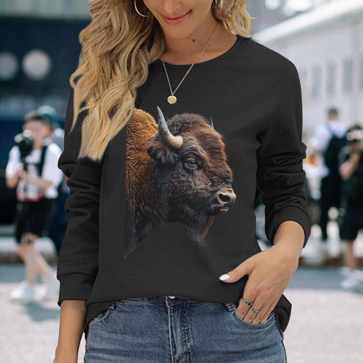 Bison Langarmshirts Geschenke für Sie