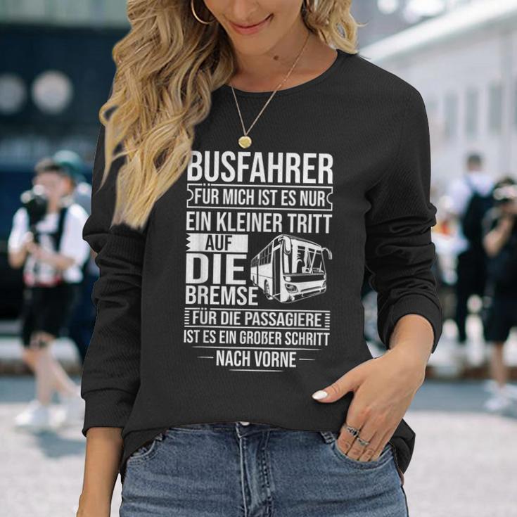 Bus Driver Bus Driving Line Bus Model Line Bus Driver Langarmshirts Geschenke für Sie