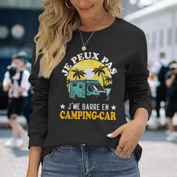 Camping Car Camper No Puedo Me Barra En Camping Car Camiseta de manga larga Regalos para ella
