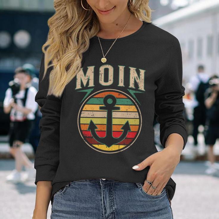 Captain Hat Moin Jumper Hamburg Souvenir Moin Langarmshirts Geschenke für Sie