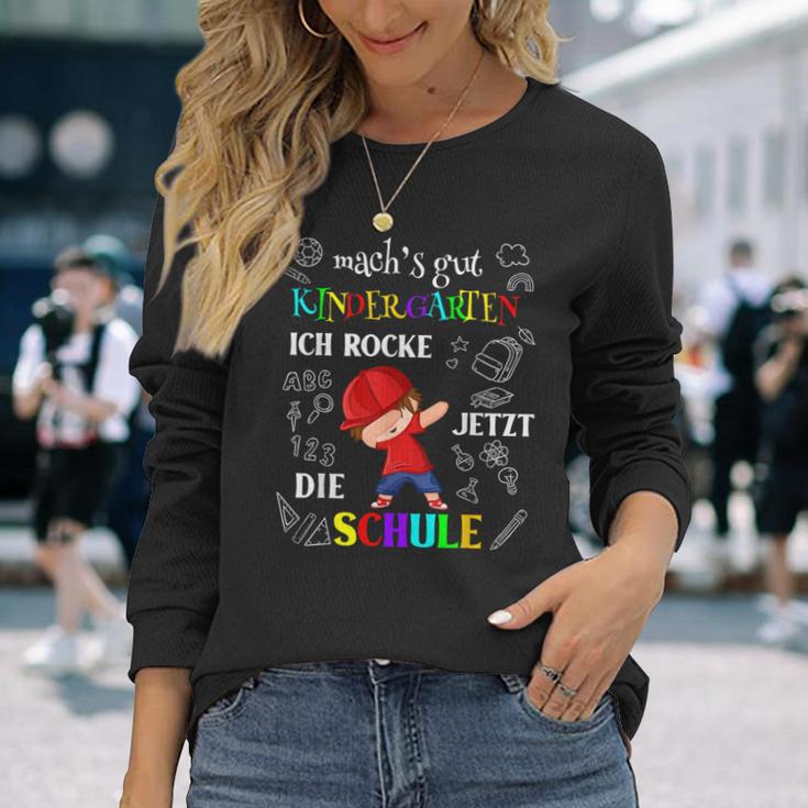 Children's Mach's Gut Kindergarten Ich Rocke Jetzt Die Schule Langarmshirts Geschenke für Sie