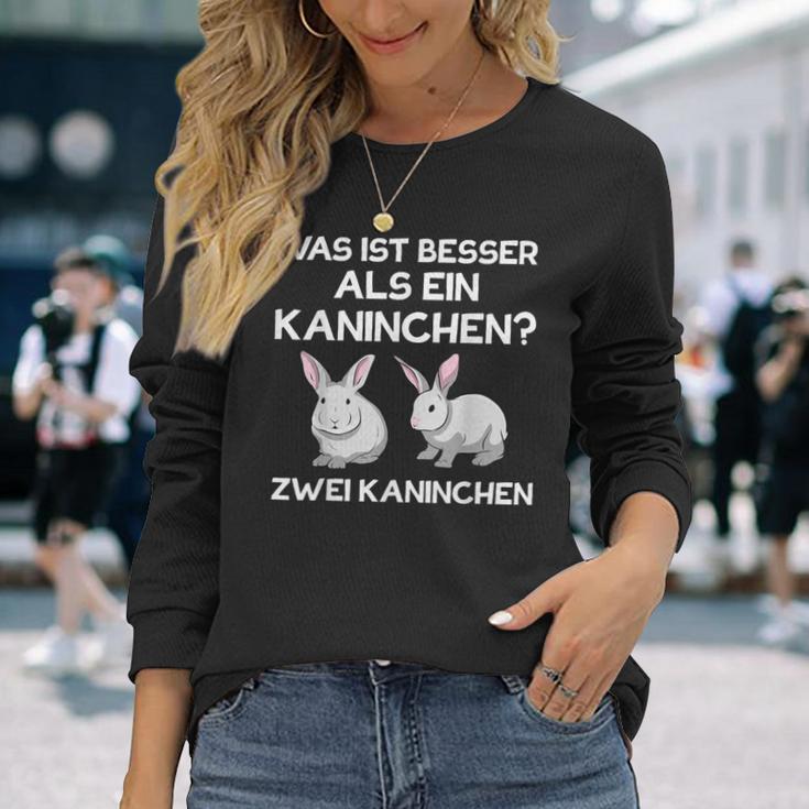 Cute Rabbit Rabbit Pet Langarmshirts Geschenke für Sie