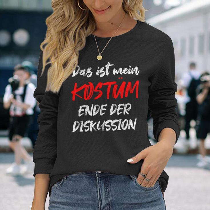 Das Ist Mein Kostüm Ende Der Diskussion Carnival Outfit Langarmshirts Geschenke für Sie