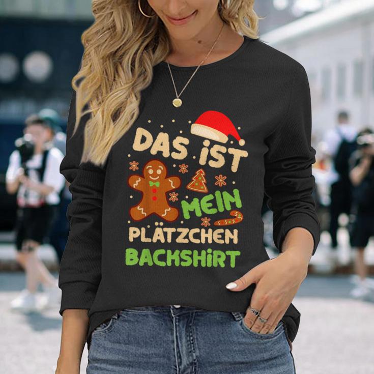 Das Ist Mein Plätzchen Back Outfit Christmas Langarmshirts Geschenke für Sie