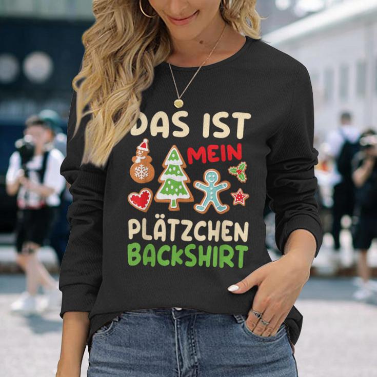 Das Ist Mein Plätzchen Das Ist Mein Plätzchen German Langarmshirts Geschenke für Sie