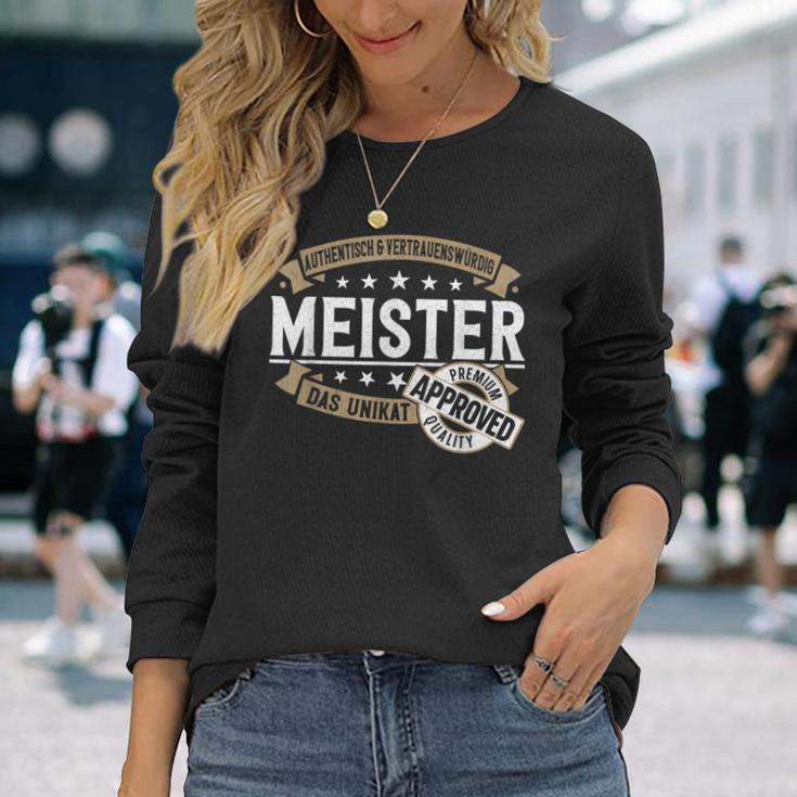 Das Unikat Meisterstück Bestanden The Unique Master S Langarmshirts Geschenke für Sie