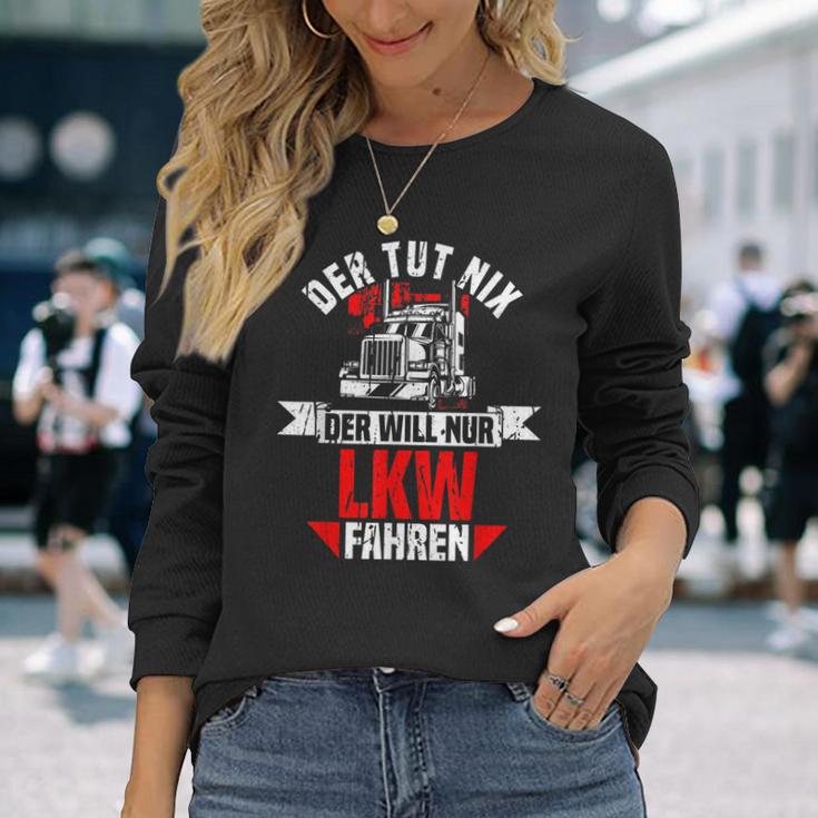 Der Tut Nix Der Willnur Lkw Fahrer Langarmshirts Geschenke für Sie