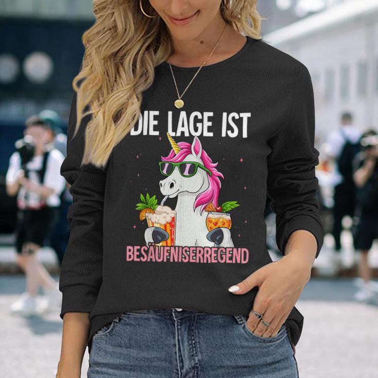 Die Lage Ist Besäufniserregend Langarmshirts Geschenke für Sie